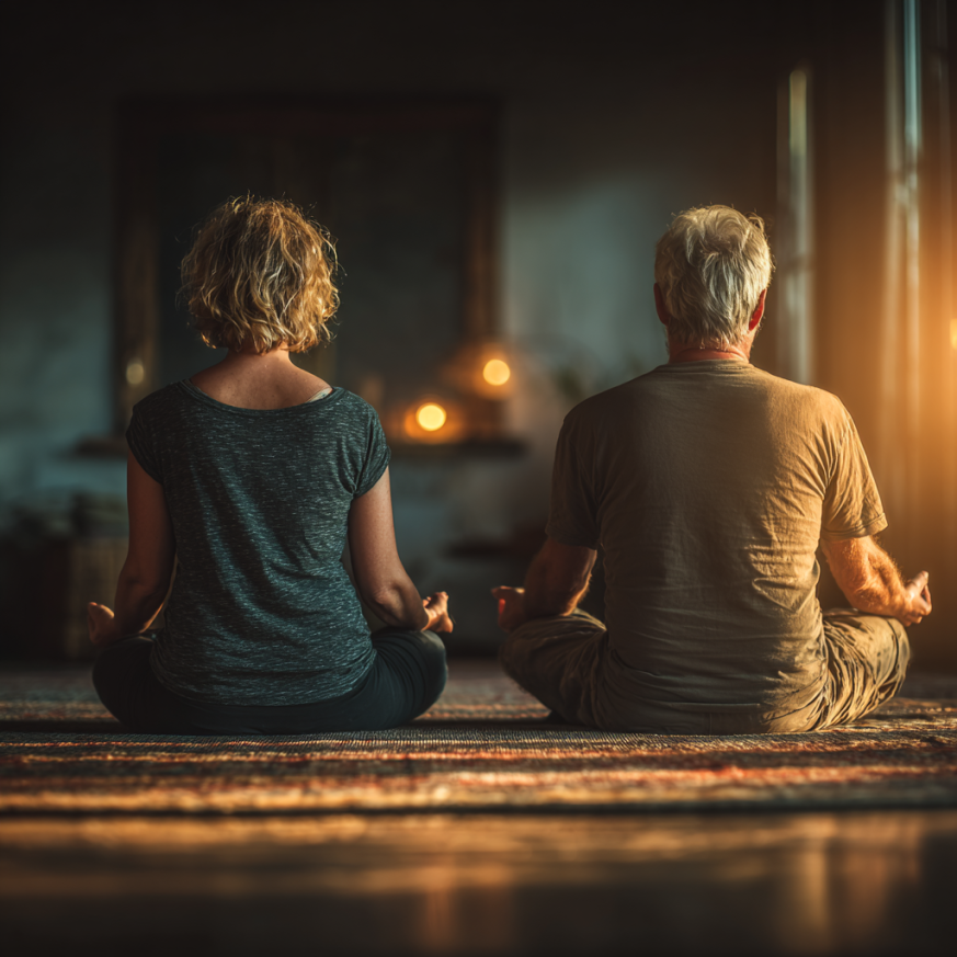 Klidné prostředí pro jógu